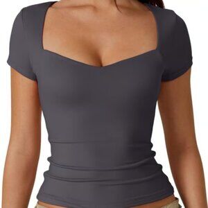 Women’s short sleeve double lined t shirt